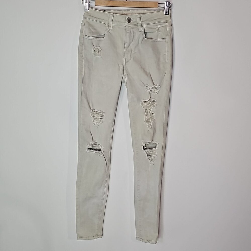 American Eagle next level stretch size 6 high rise jeggings